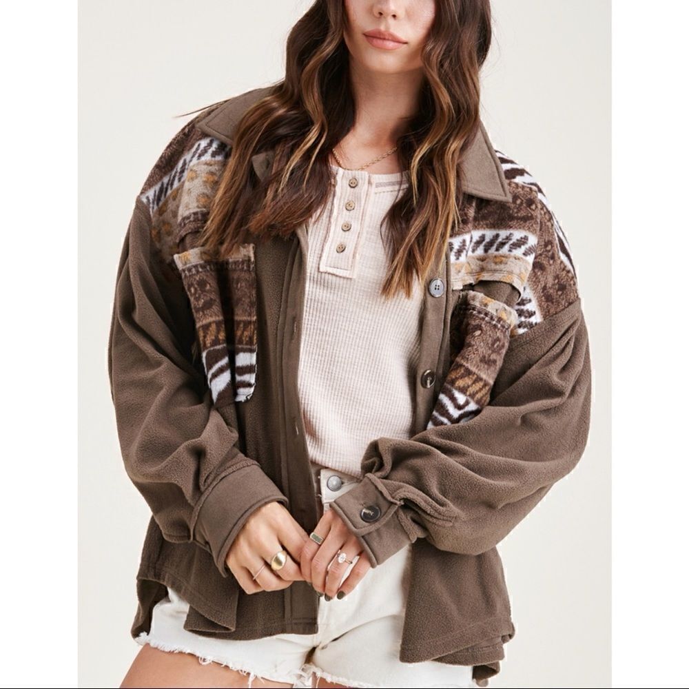 Oversized animal print jacket - Picture 2 of 2
